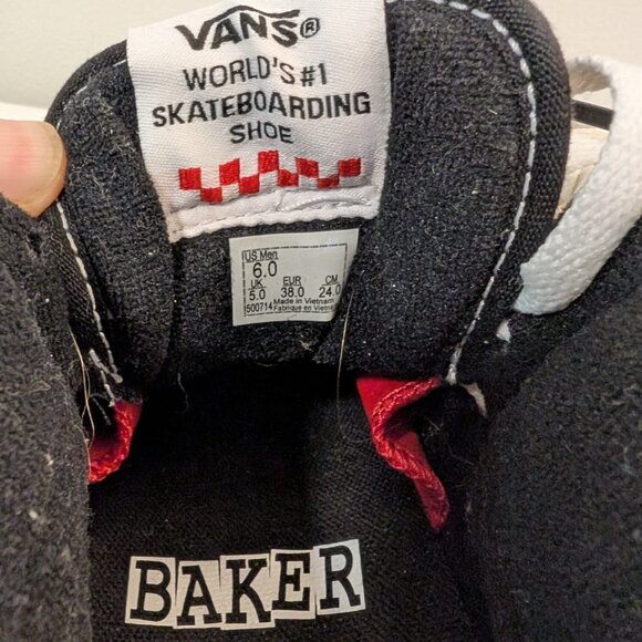 Vans Half Cab Baker Skate Shoes Beige Suede Paisley US 6 NEW! - Picture 13 of 13